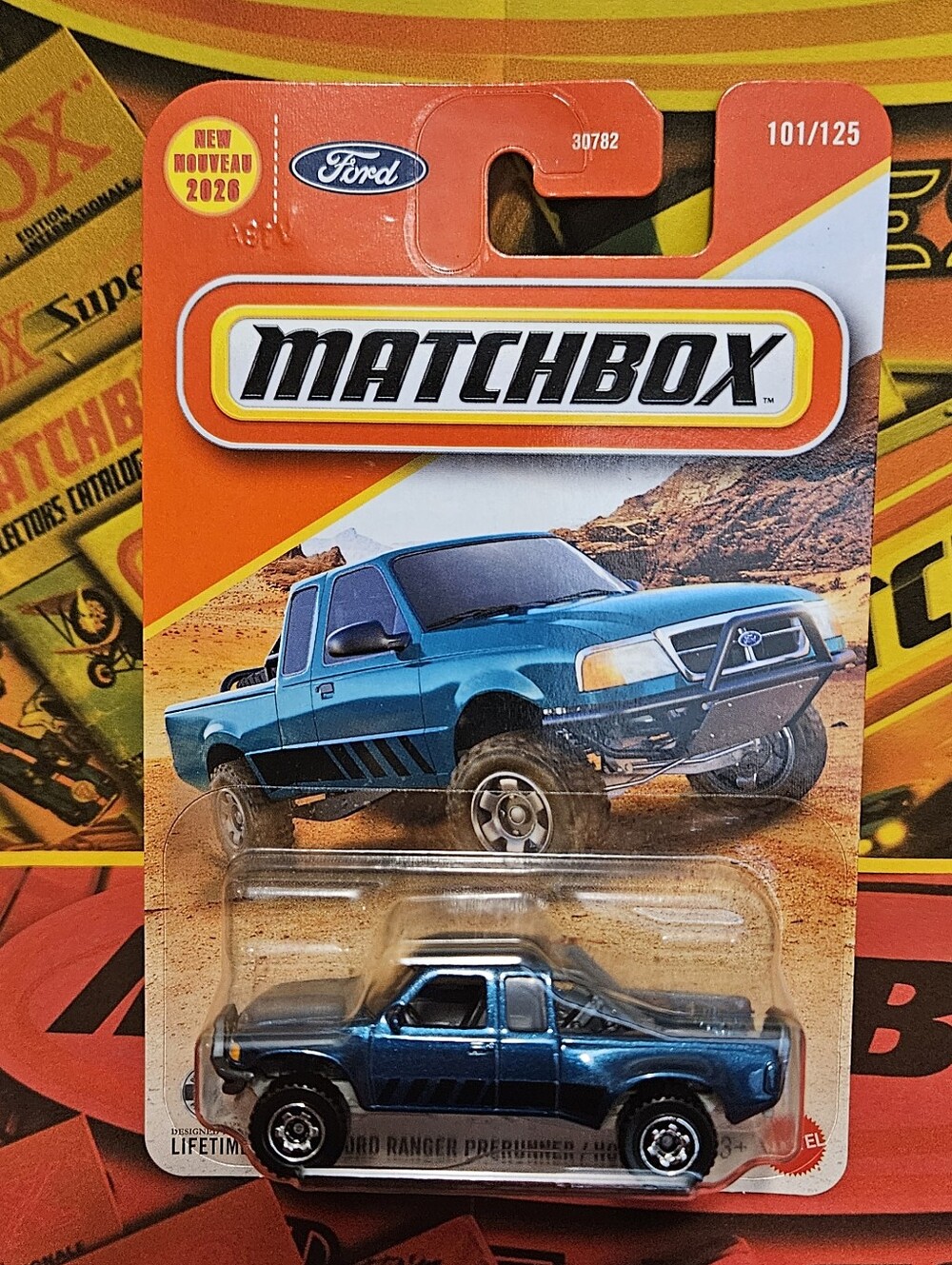 Matchbox Teal Ford Ranger Pickup Truck